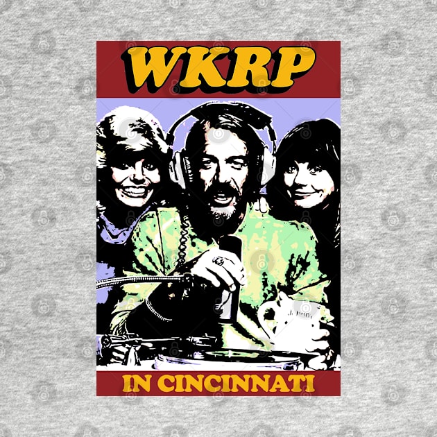 pop art wkrp in cincinnati radio station by THE SUP OMO